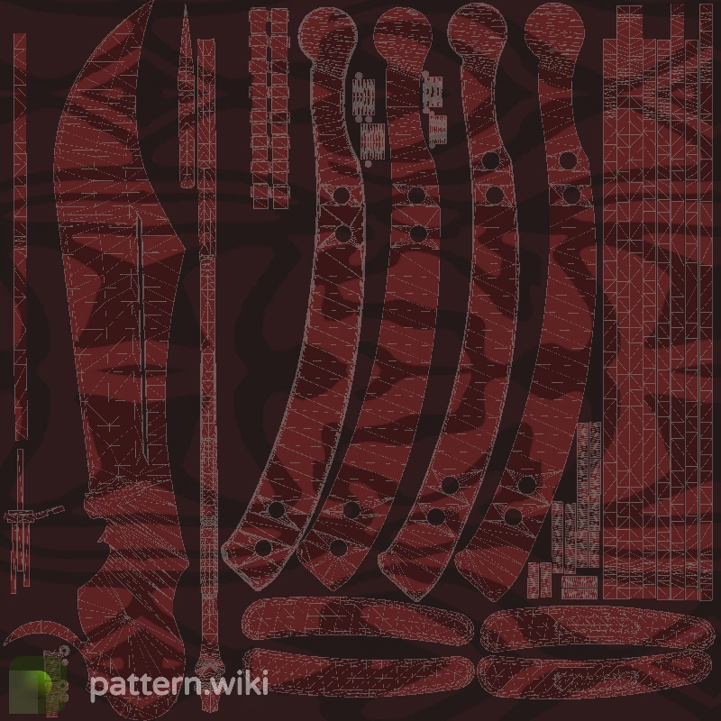 Butterfly Knife Slaughter seed 601 pattern template