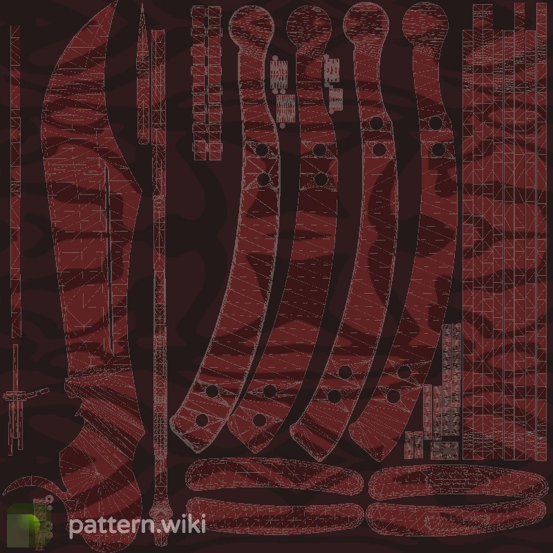 Butterfly Knife Slaughter seed 892 pattern template