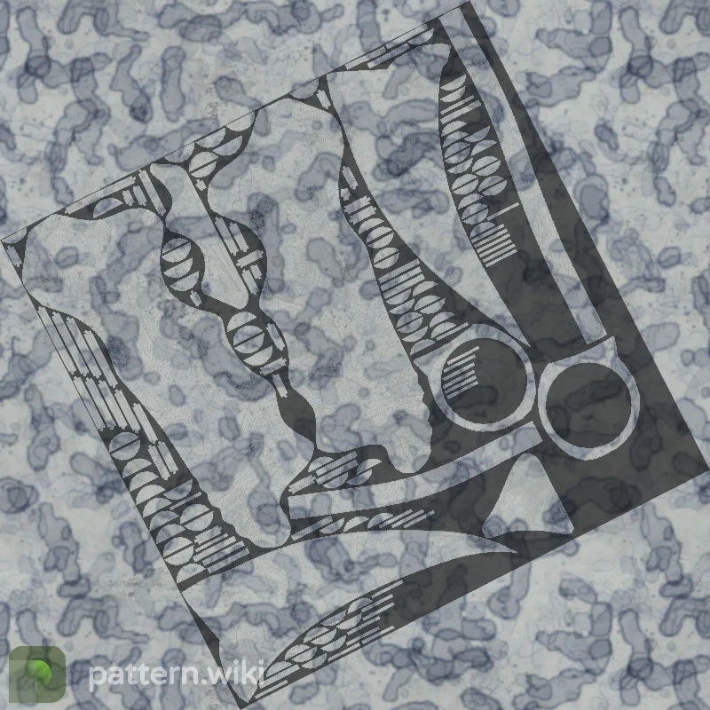 Karambit Stained seed 612 pattern template