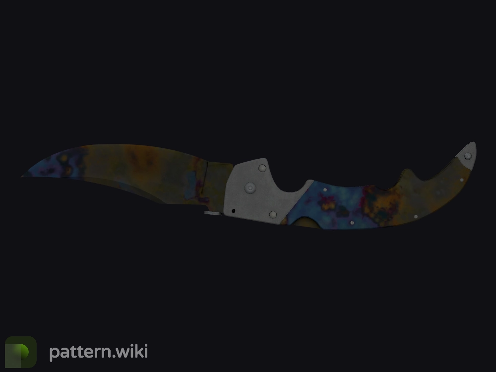 Falchion Knife Case Hardened seed 312