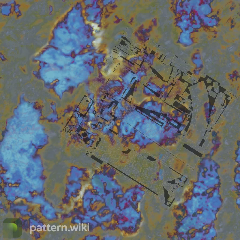 AK-47 Case Hardened seed 75 pattern template