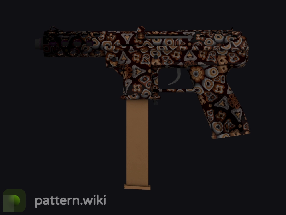 Tec-9 Orange Murano seed 335