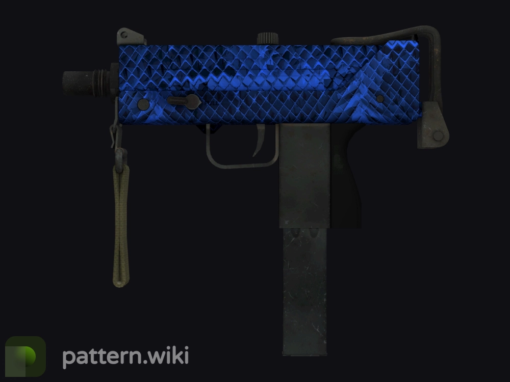 MAC-10 Lapis Gator seed 624