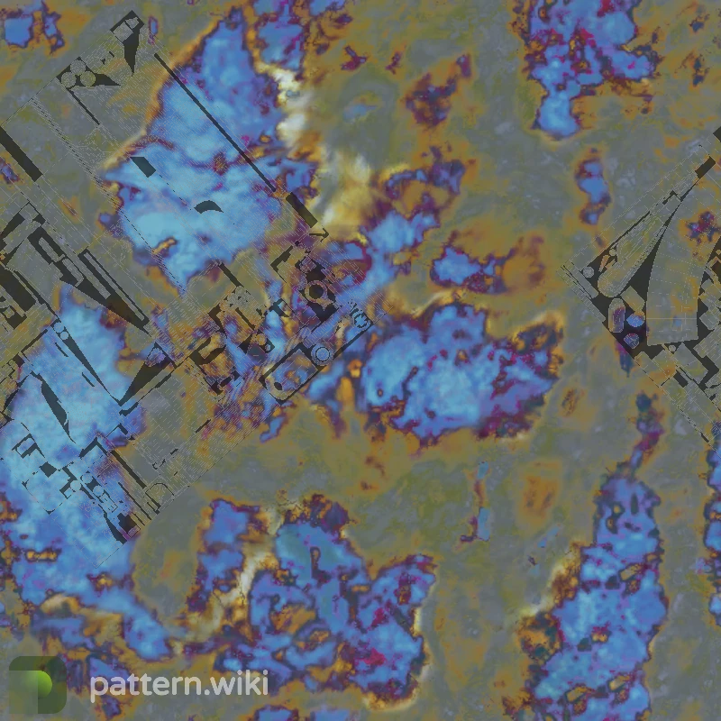 AK-47 Case Hardened seed 525 pattern template