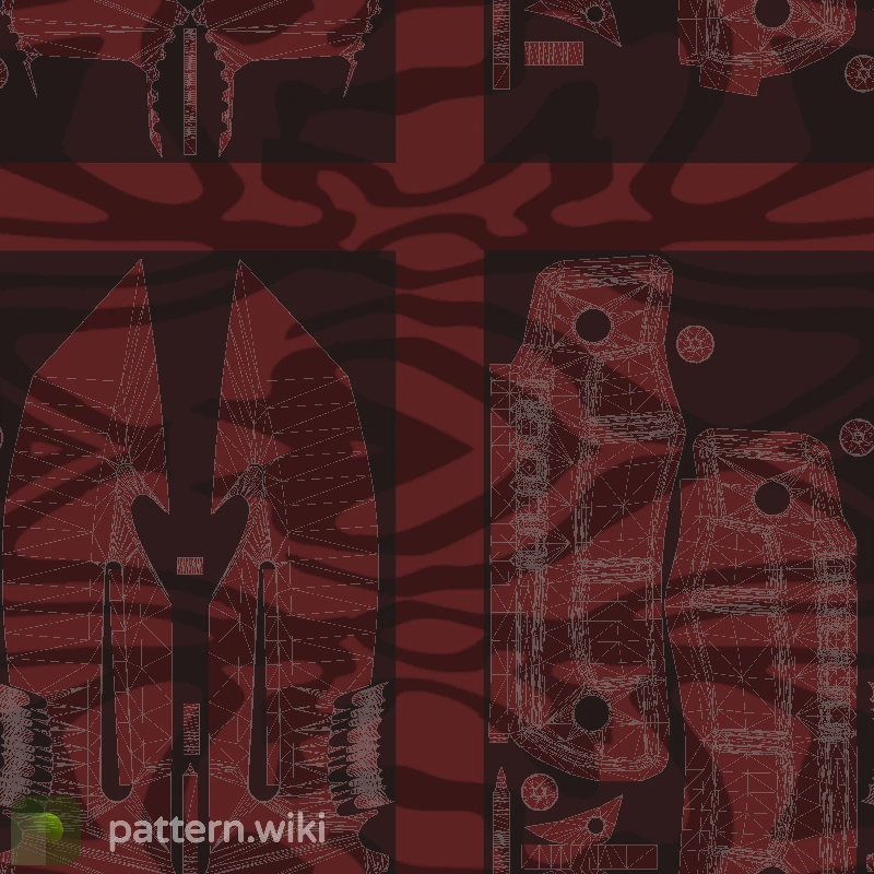 Survival Knife Slaughter seed 228 pattern template