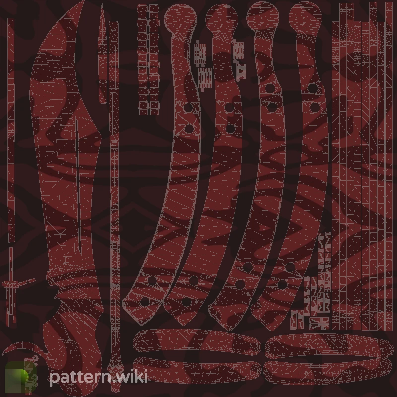 Butterfly Knife Slaughter seed 636 pattern template