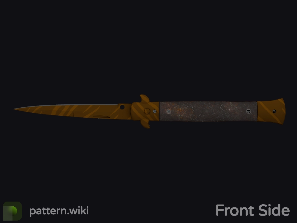 Stiletto Knife Tiger Tooth seed 983