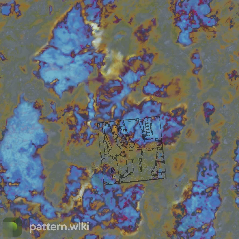 Five-SeveN Case Hardened seed 500 pattern template