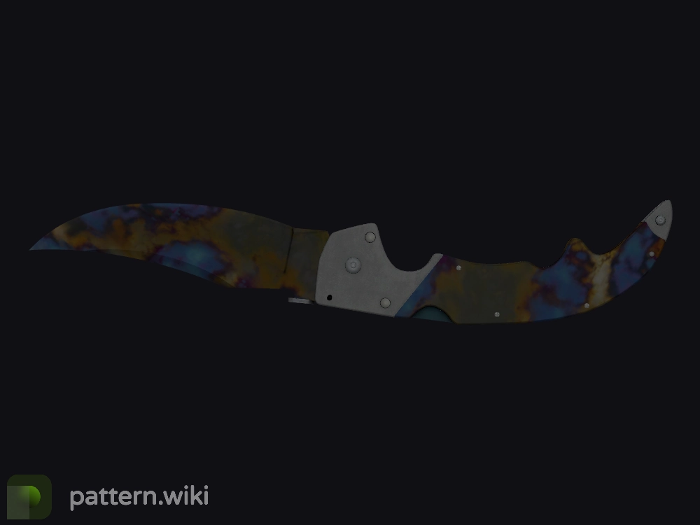 Falchion Knife Case Hardened seed 397