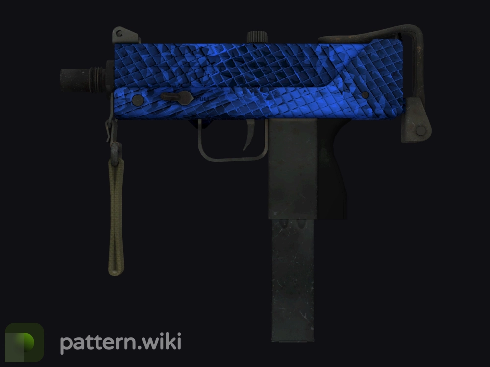 MAC-10 Lapis Gator seed 81