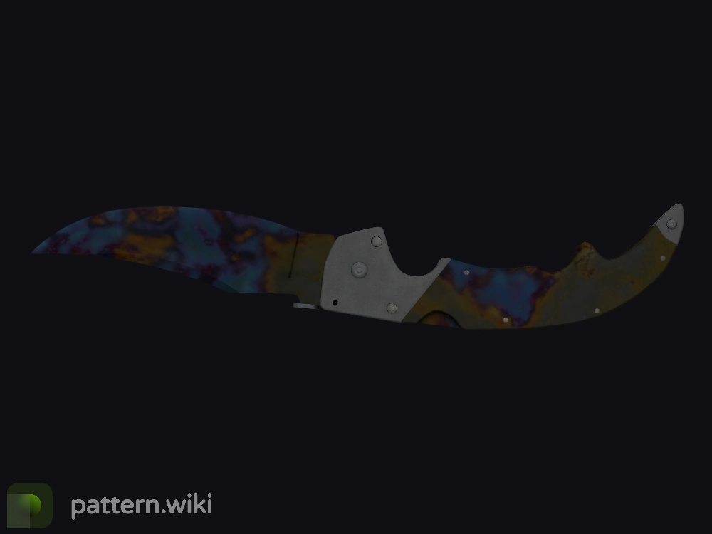 Falchion Knife Case Hardened seed 7