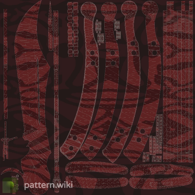 Butterfly Knife Slaughter seed 918 pattern template