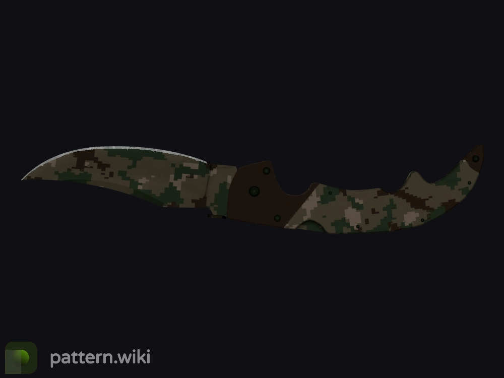 Falchion Knife Forest DDPAT seed 34