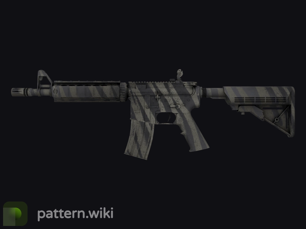 M4A4 Faded Zebra seed 921