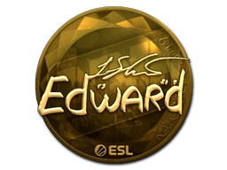 Sticker Edward (Gold) | Katowice 2019 preview