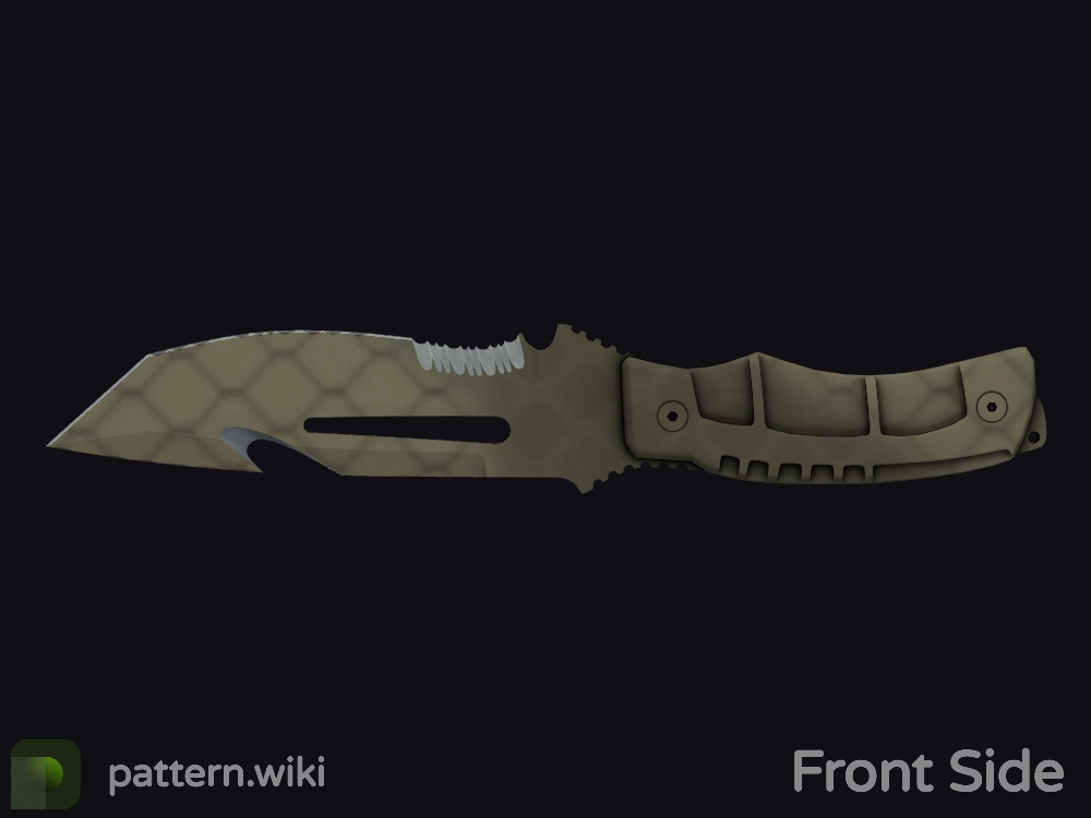 Survival Knife Safari Mesh seed 617