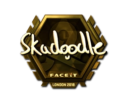 Sticker Skadoodle (Gold) | London 2018 preview