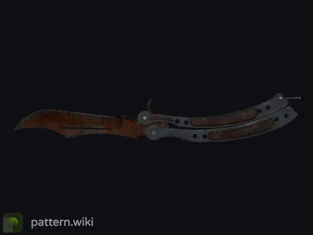 Butterfly Knife Rust Coat seed 804