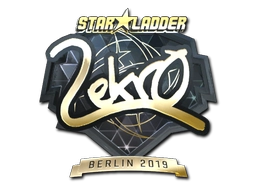 Sticker Lekr0 (Gold) | Berlin 2019 preview