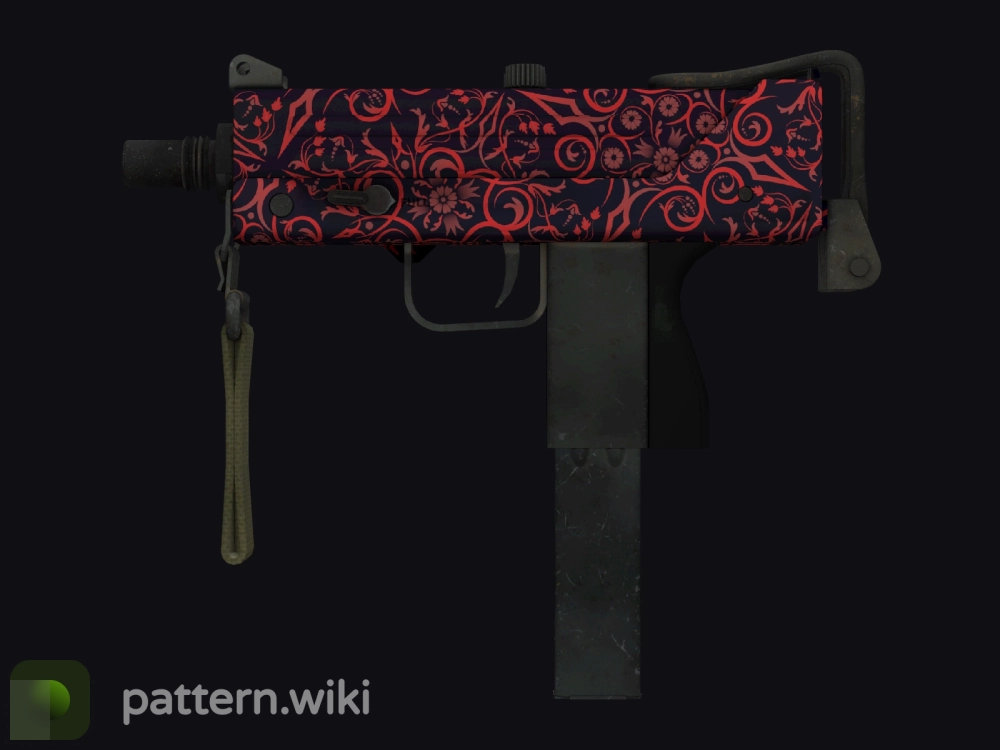 MAC-10 Red Filigree seed 270