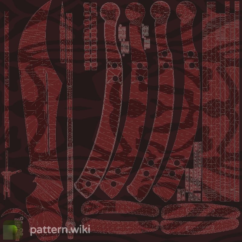 Butterfly Knife Slaughter seed 950 pattern template