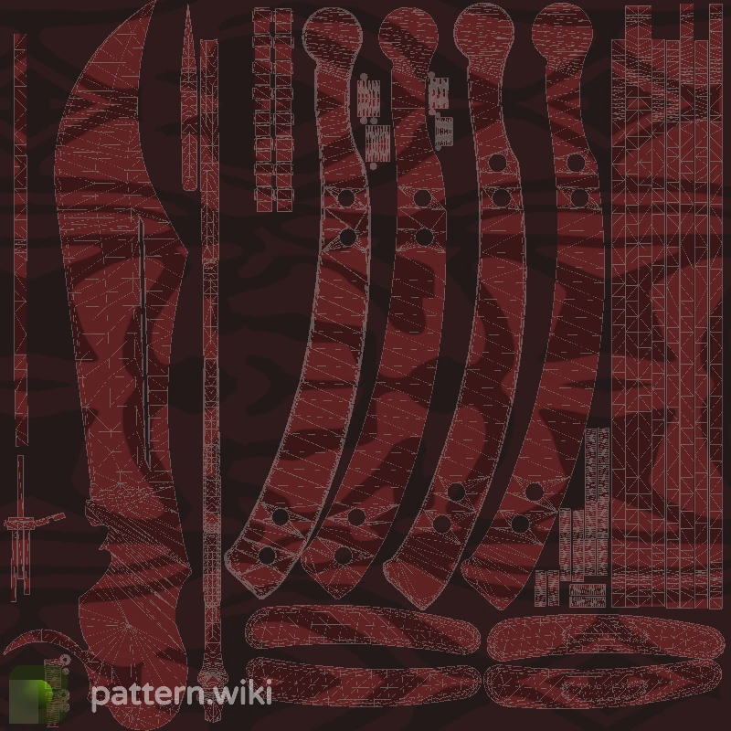 Butterfly Knife Slaughter seed 148 pattern template