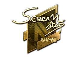 Sticker ScreaM (Gold) | Boston 2018 preview
