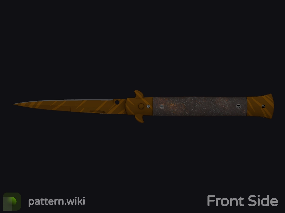 Stiletto Knife Tiger Tooth seed 103