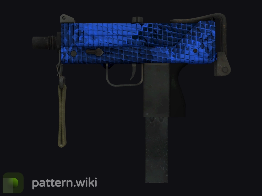 MAC-10 Lapis Gator seed 629