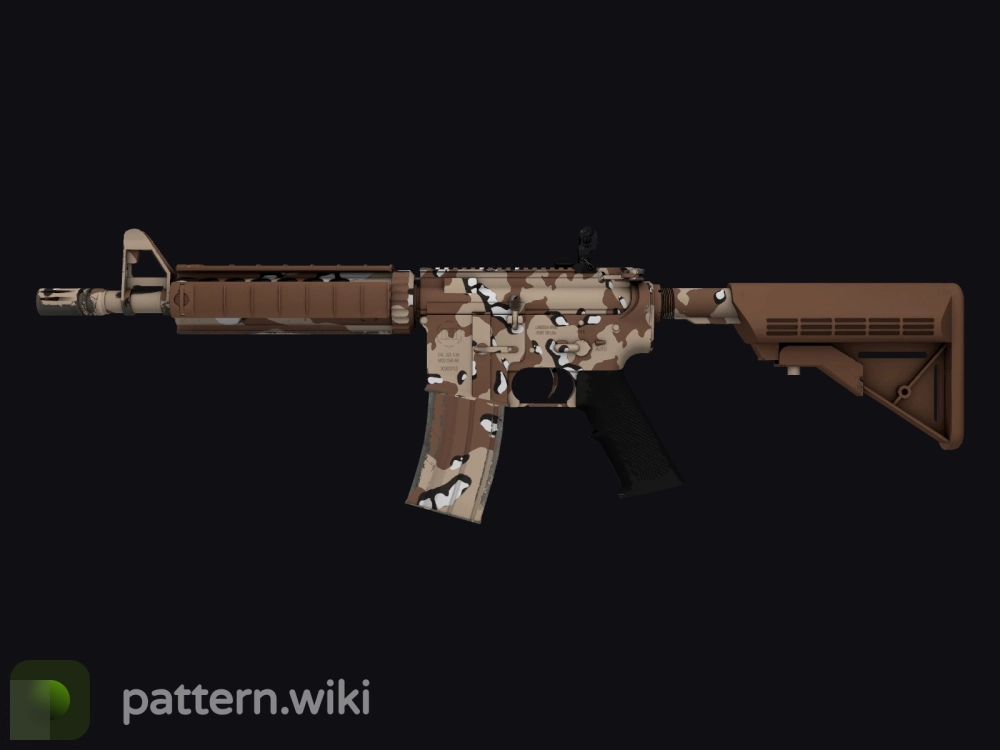 M4A4 Desert Storm seed 386