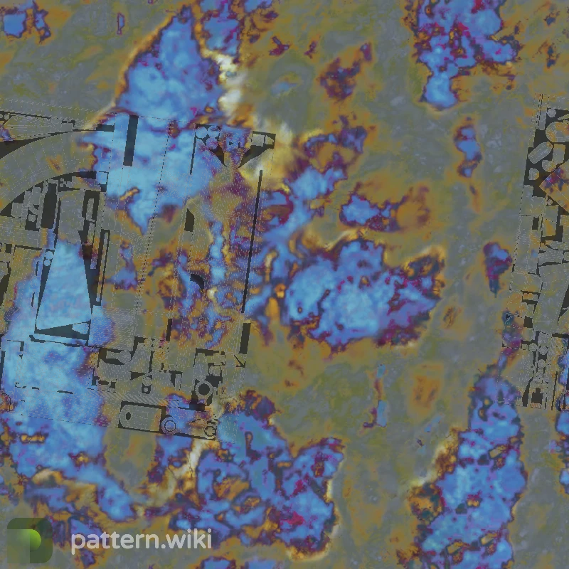 AK-47 Case Hardened seed 885 pattern template