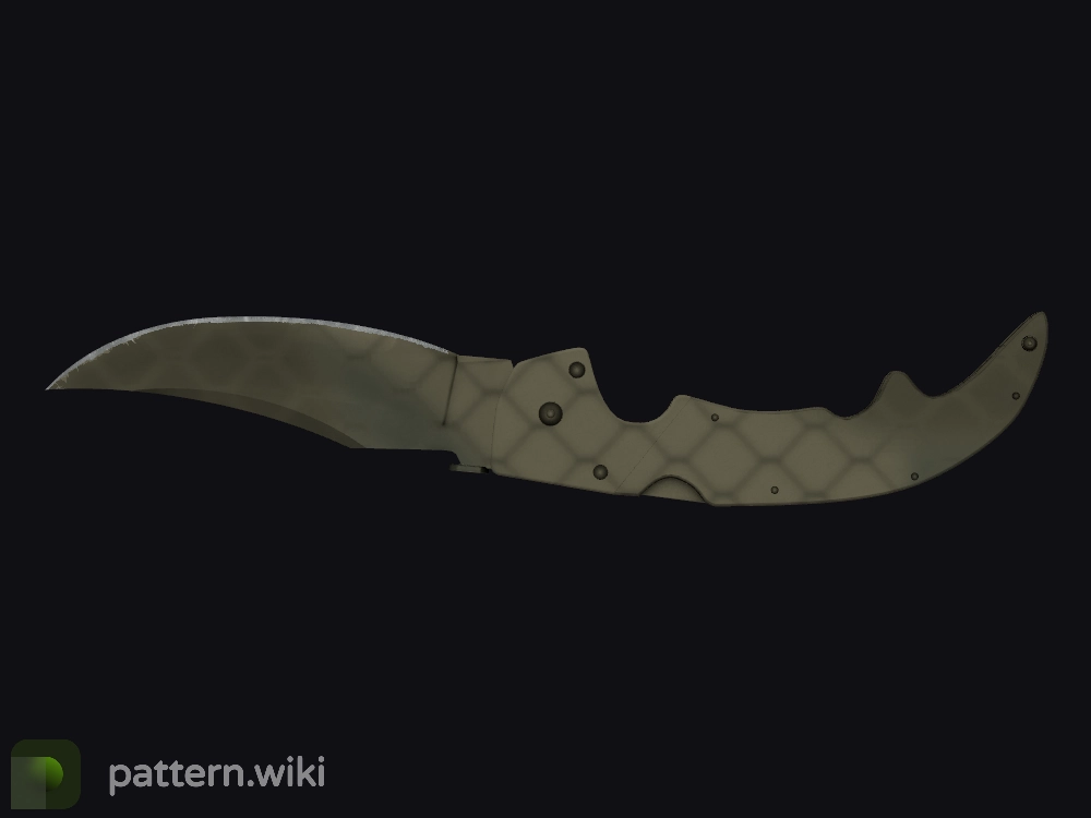 Falchion Knife Safari Mesh seed 854