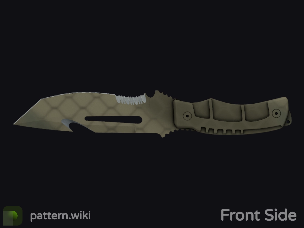 Survival Knife Safari Mesh seed 772