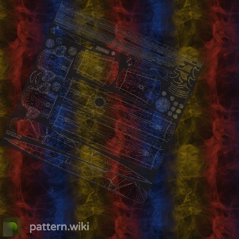 Stiletto Knife Marble Fade seed 254 pattern template