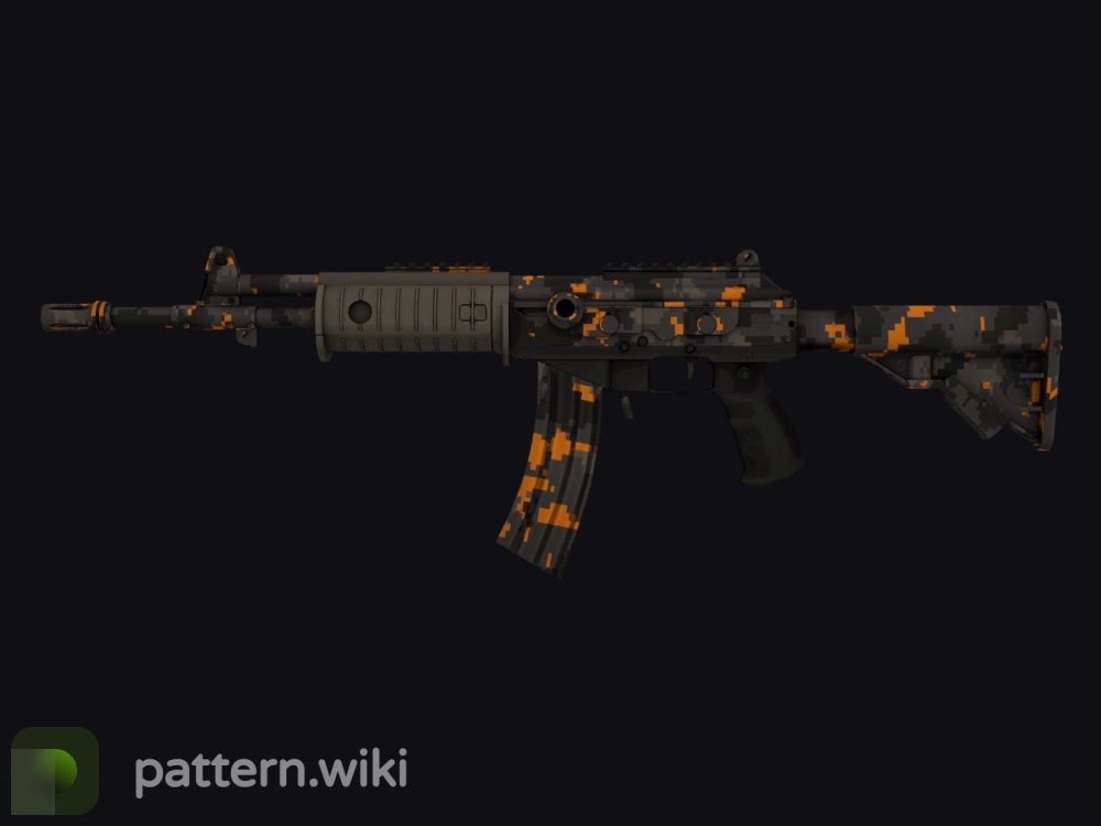 Galil AR Orange DDPAT seed 732