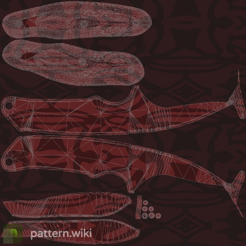 Gut Knife Slaughter seed 711 pattern template