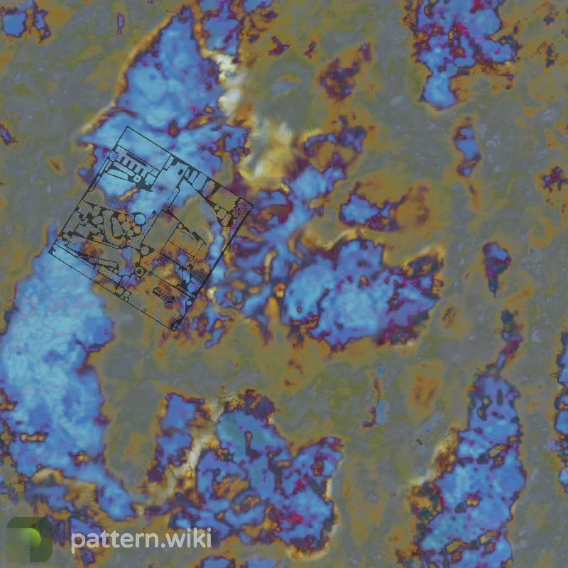 Five-SeveN Case Hardened seed 67 pattern template