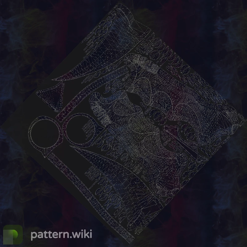 Karambit Doppler seed 859 pattern template