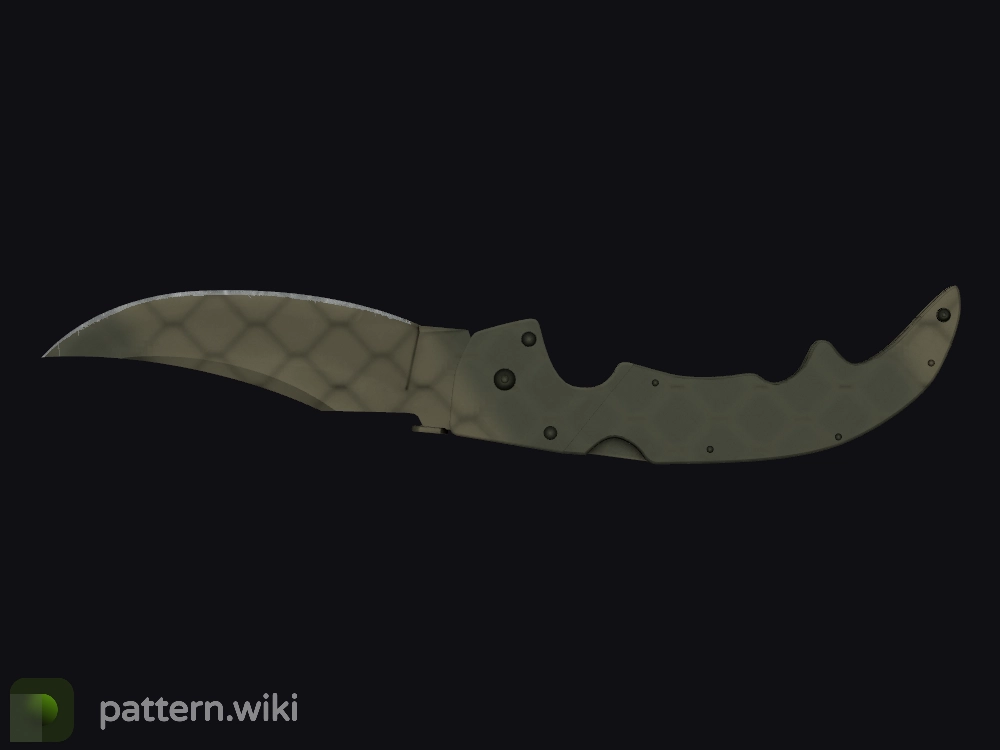 Falchion Knife Safari Mesh seed 146