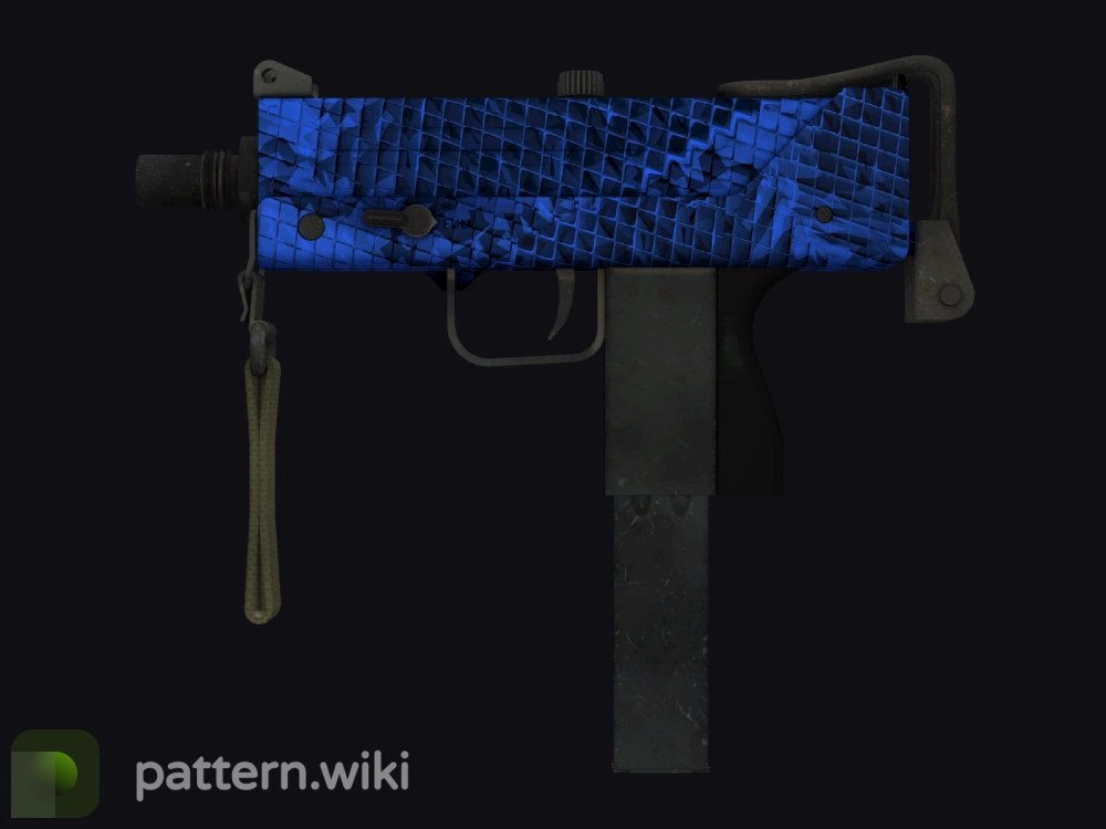 MAC-10 Lapis Gator seed 254