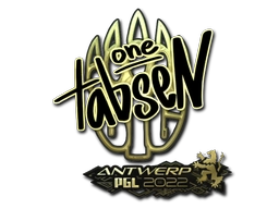 Sticker tabseN (Gold) | Antwerp 2022 preview