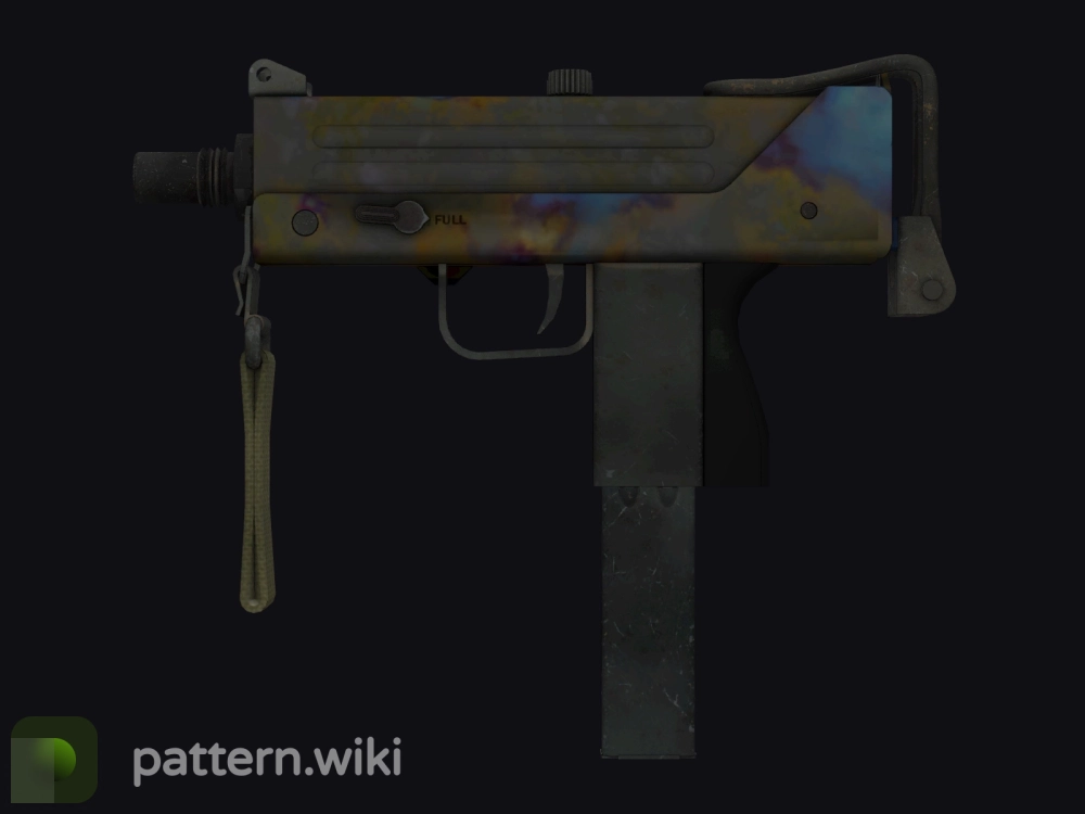 MAC-10 Case Hardened seed 906