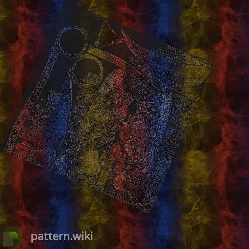 Karambit Marble Fade seed 473 pattern template