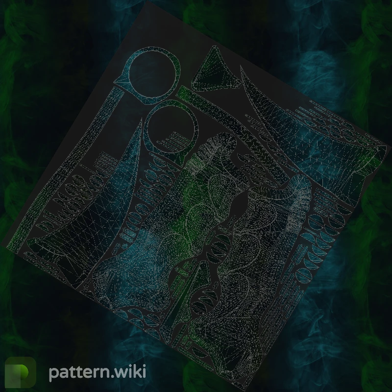 Karambit Gamma Doppler seed 81 pattern template