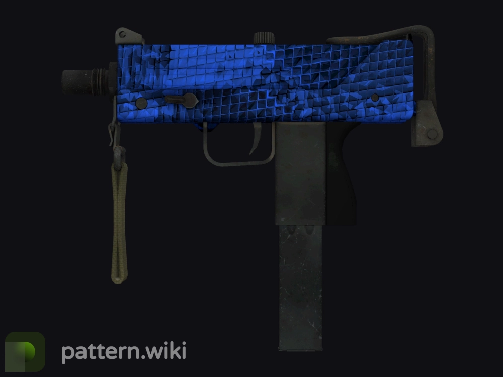 MAC-10 Lapis Gator seed 209