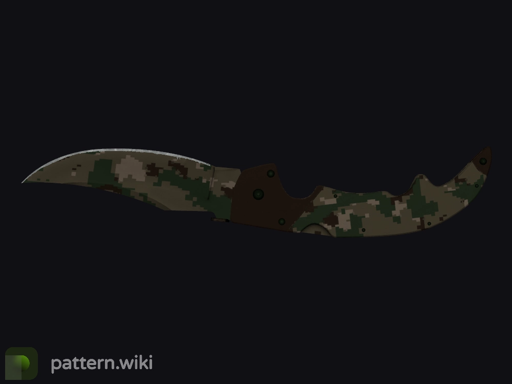 Falchion Knife Forest DDPAT seed 130