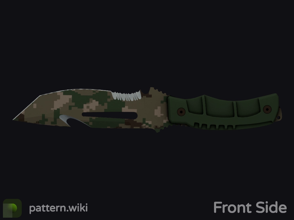 Survival Knife Forest DDPAT seed 406