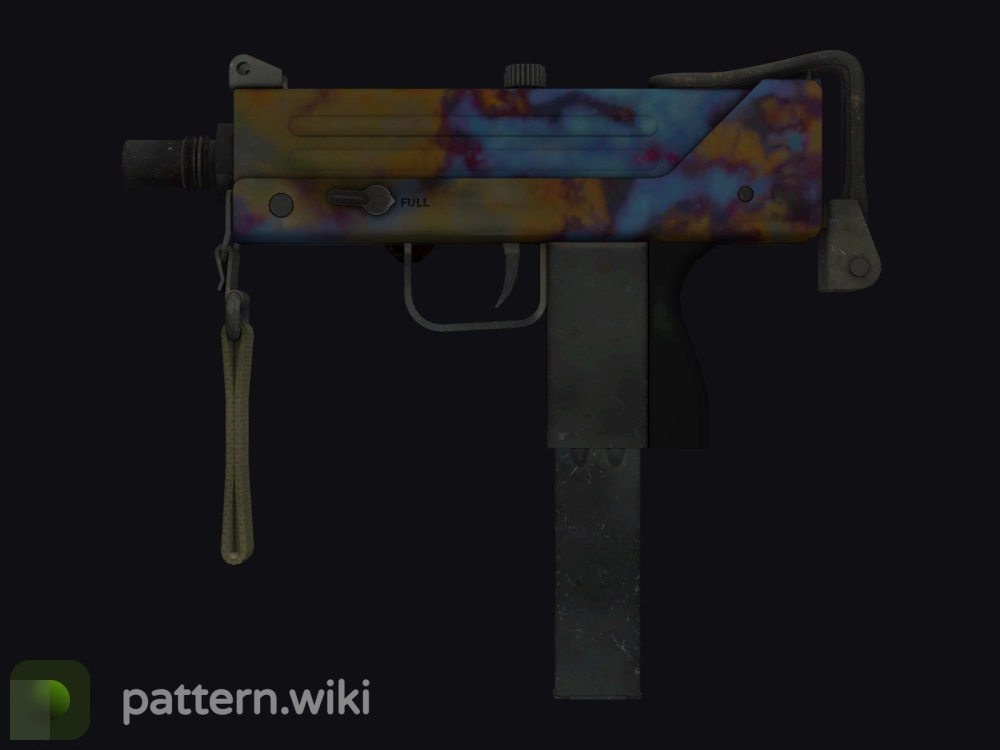 MAC-10 Case Hardened seed 745