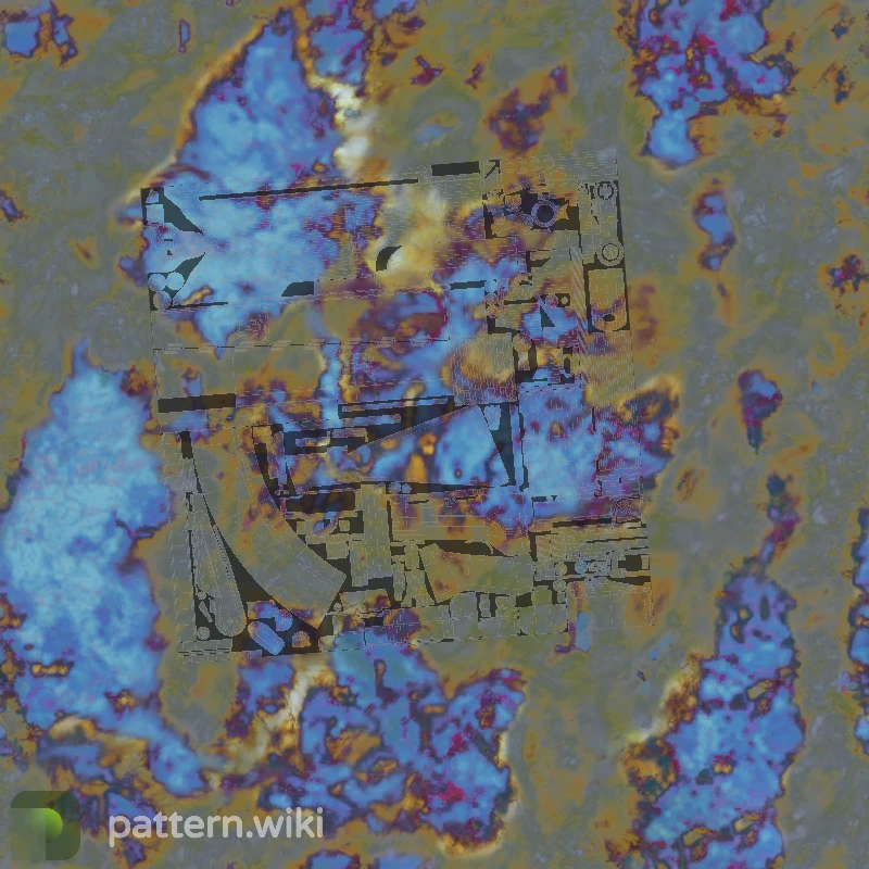 AK-47 Case Hardened seed 541 pattern template