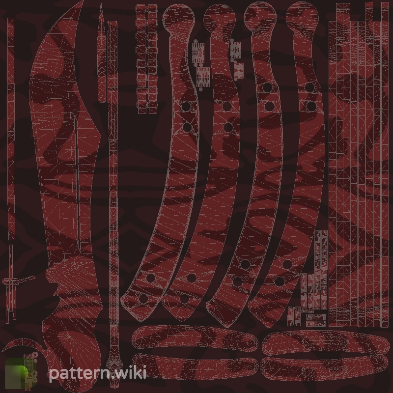 Butterfly Knife Slaughter seed 649 pattern template